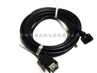 MR-J3ENCBL5M-A1-L/H三菱驱动器编码线缆，三菱伺服电机电源线、三菱电机刹车制动线缆特价促销