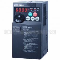 三菱变频器FR-E720-0.1K日本原装，电源三相220V,