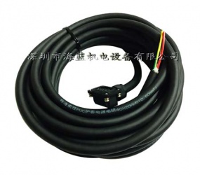 三菱电机电源线MR-PWS1CBL5M-A1-L，三菱MR-JE，MR-J4,MR-J3系列电机专用