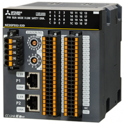 三菱cc-link NZ2GFCF1-32D 32点 DC24V（漏型）输入，远程?？?、FCN式